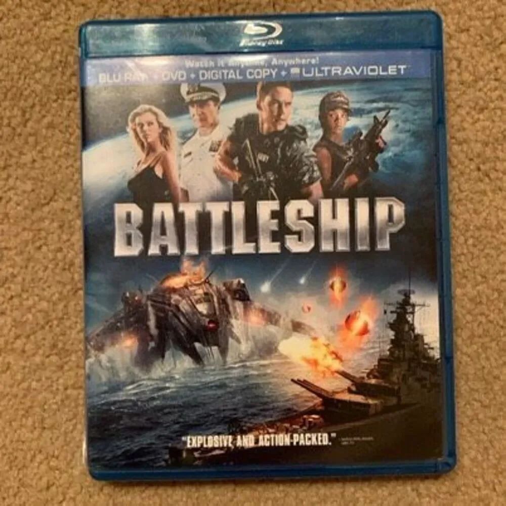 Battleship Blue Ray/DVD 2 Disc Set 2012